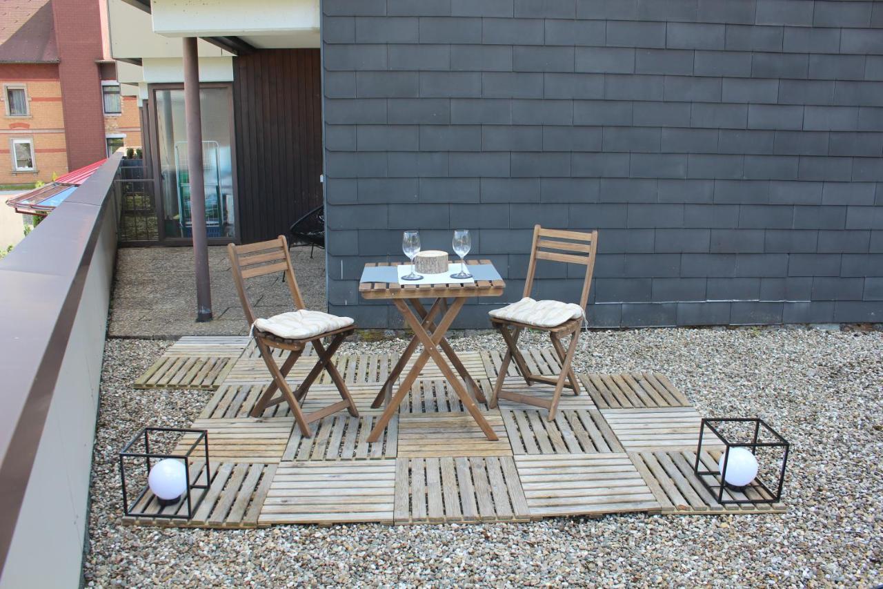 1-Zimmer-Apartment Mit Grossem Balkon Schönwalde Exteriér fotografie